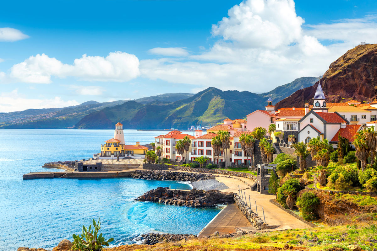 Quaint seaside village on Madeira