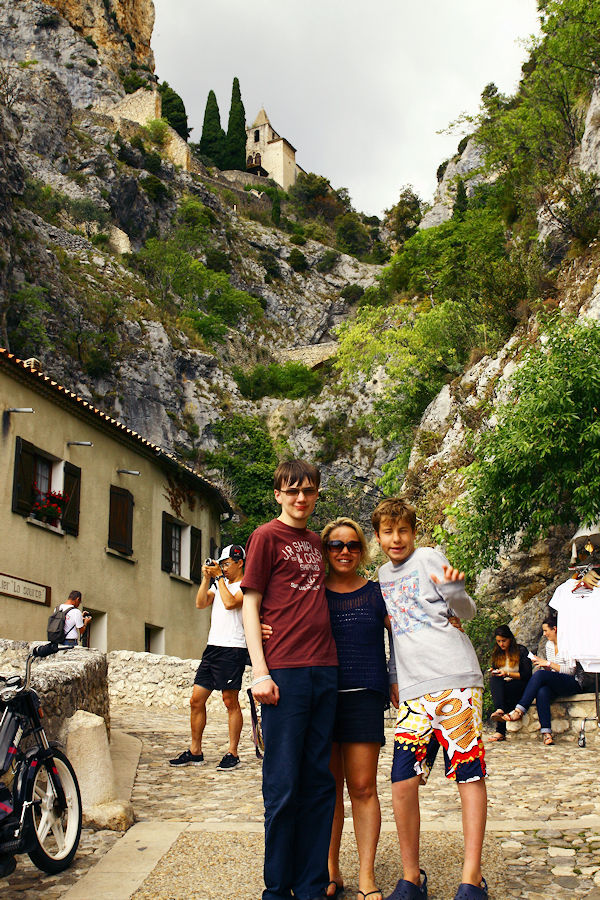 Tracy Date in Provence, she supported a group from The Brandon Trust back in 2014